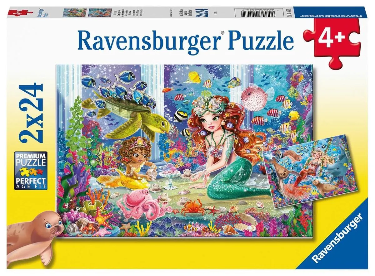 Ravensburger Betoverende Zeemeerminnen Puzzel 24 Stuks
