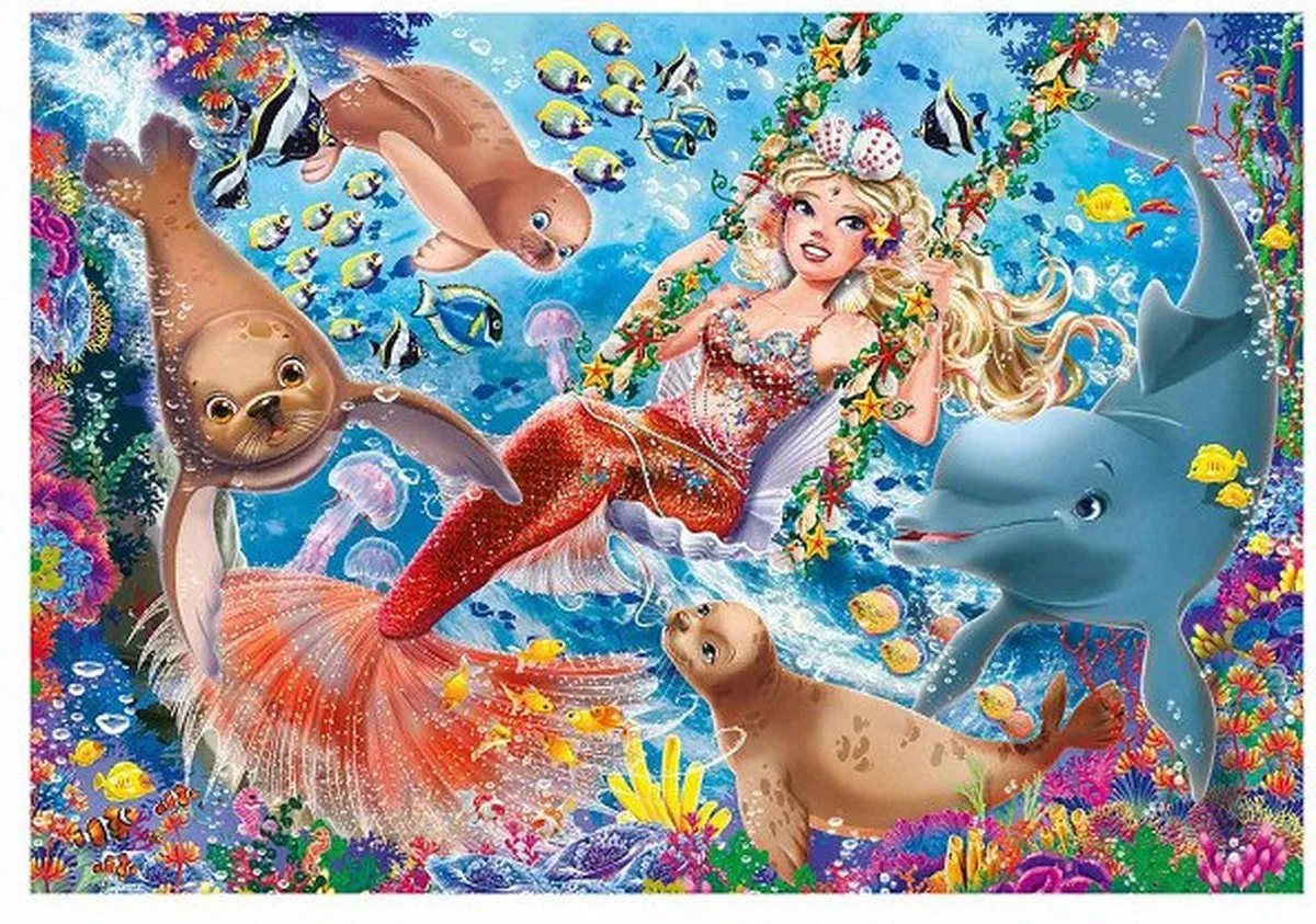 Ravensburger Betoverende Zeemeerminnen Puzzel 24 Stuks - Multicolor
