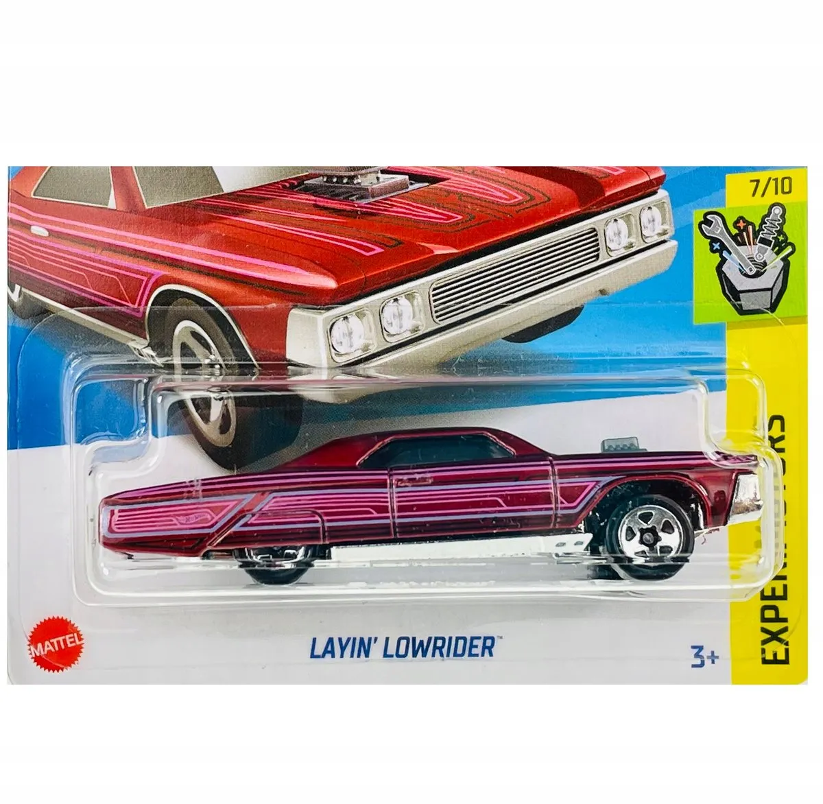 Hot Wheels Layin' Lowrider HCT39 - Paars - afbeelding 3 van 3