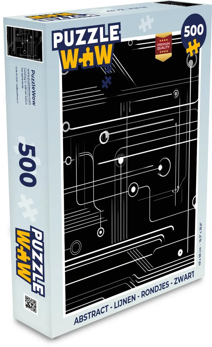 PuzzleWow Abstract Legpuzzel 500 Stuks