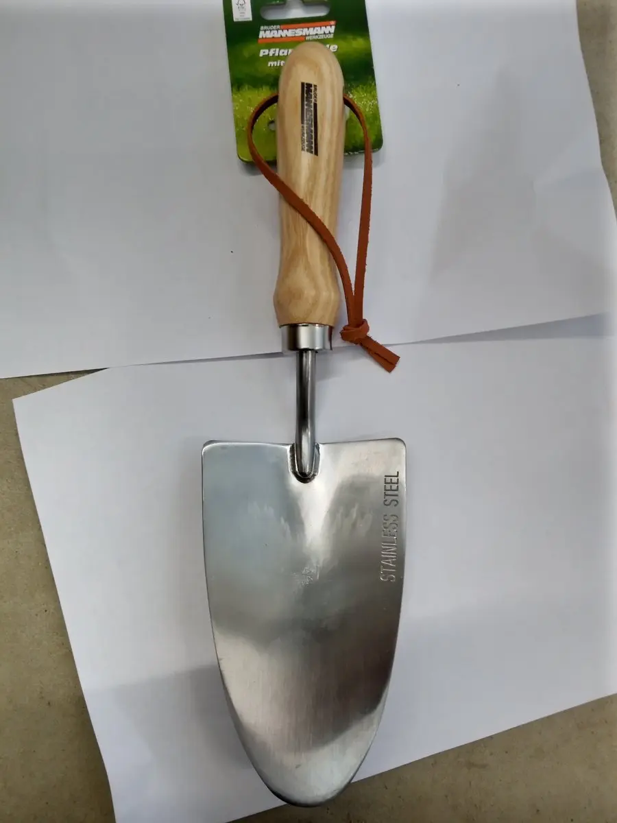 Brüder Mannesmann plantenschep met houten handgreep, breedte 90mm