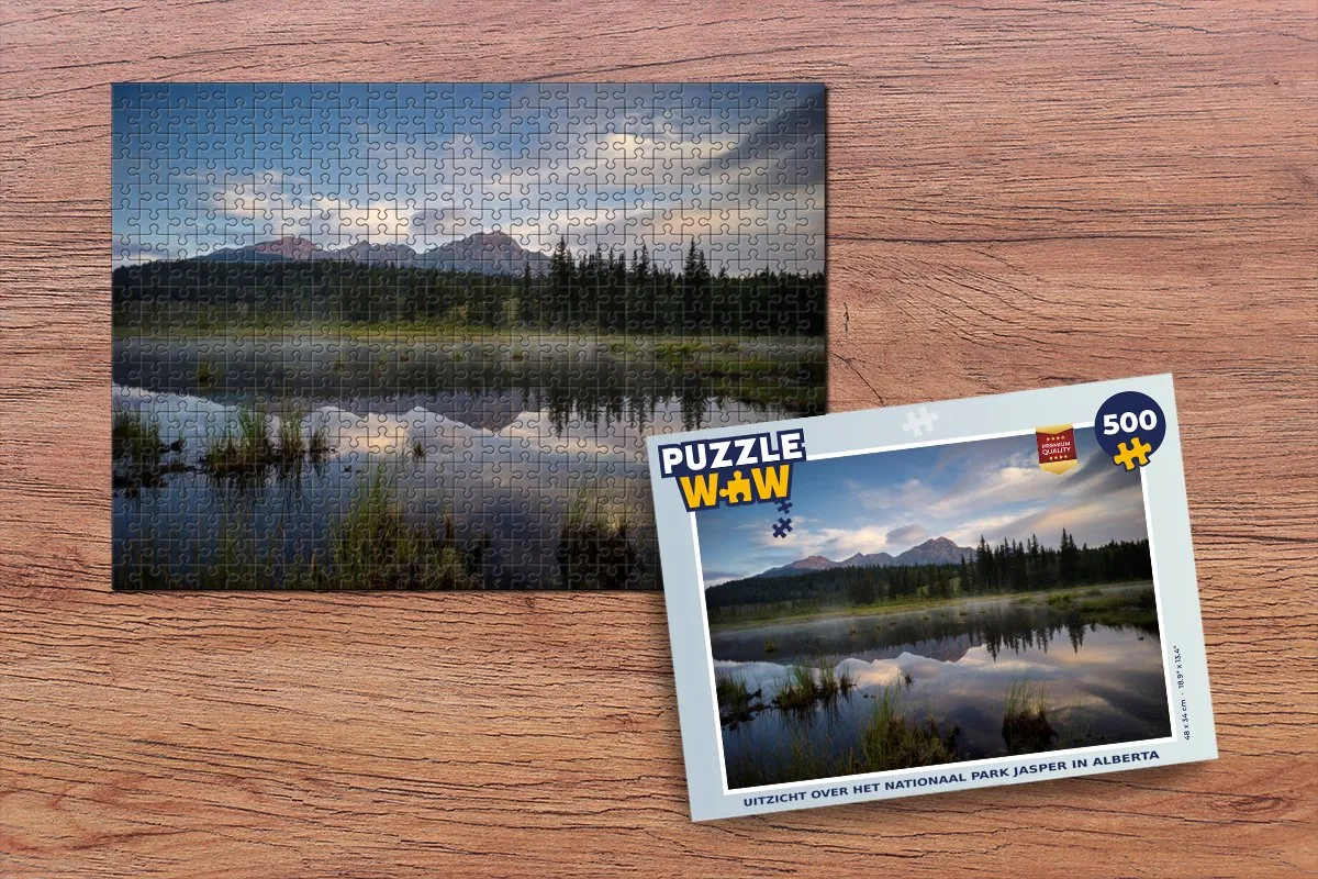 PuzzleWow Legpuzzel Jasper Nationaal Park 500 Stuks - Multicolor