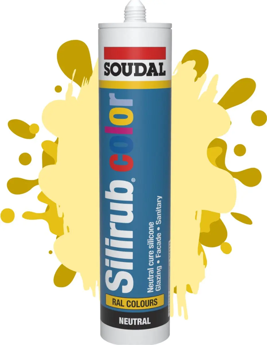 Soudal Silirub Color Kit 310ml - RAL 1002 Zandgeel
