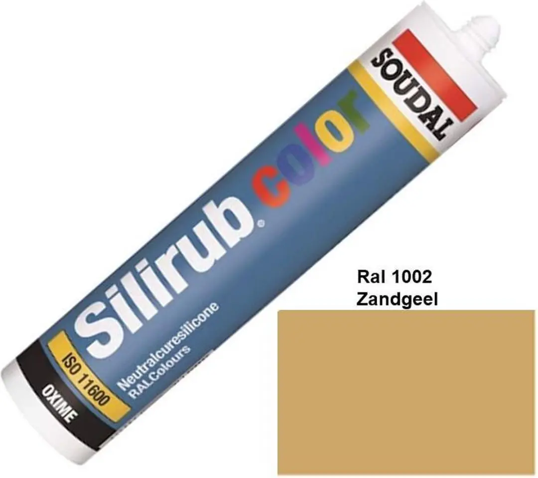 Soudal Silirub Color Kit 310ml - RAL 1002 Zandgeel