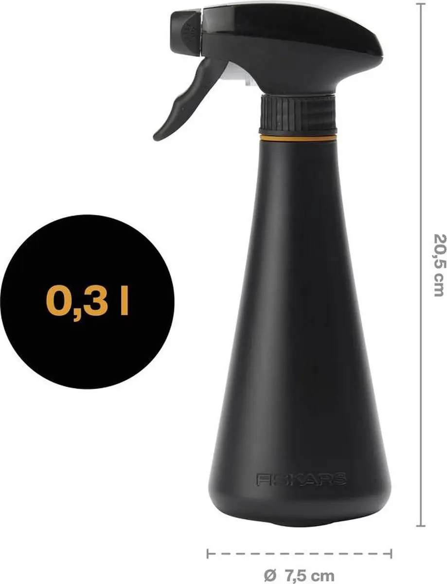 Fiskars 1071306 Plantennevelaar 0.3L - Gerecycled Kunststof - afbeelding 4 van 6