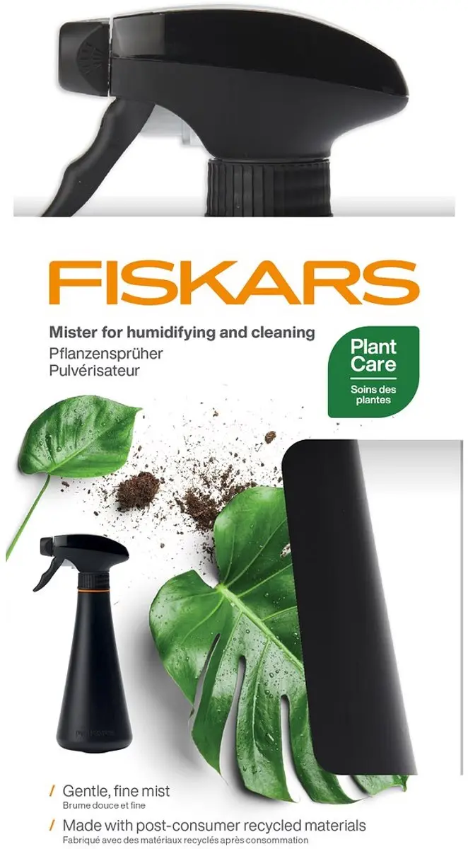 Fiskars 1071306 Plantennevelaar 0.3L - Gerecycled Kunststof - afbeelding 2 van 6