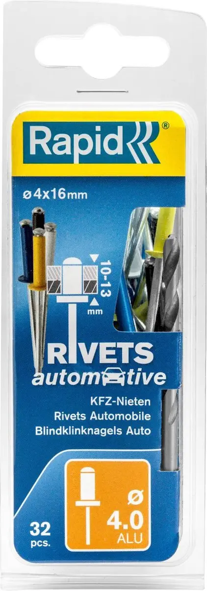 Rapid Automotive Blindklinknagels 4x16mm