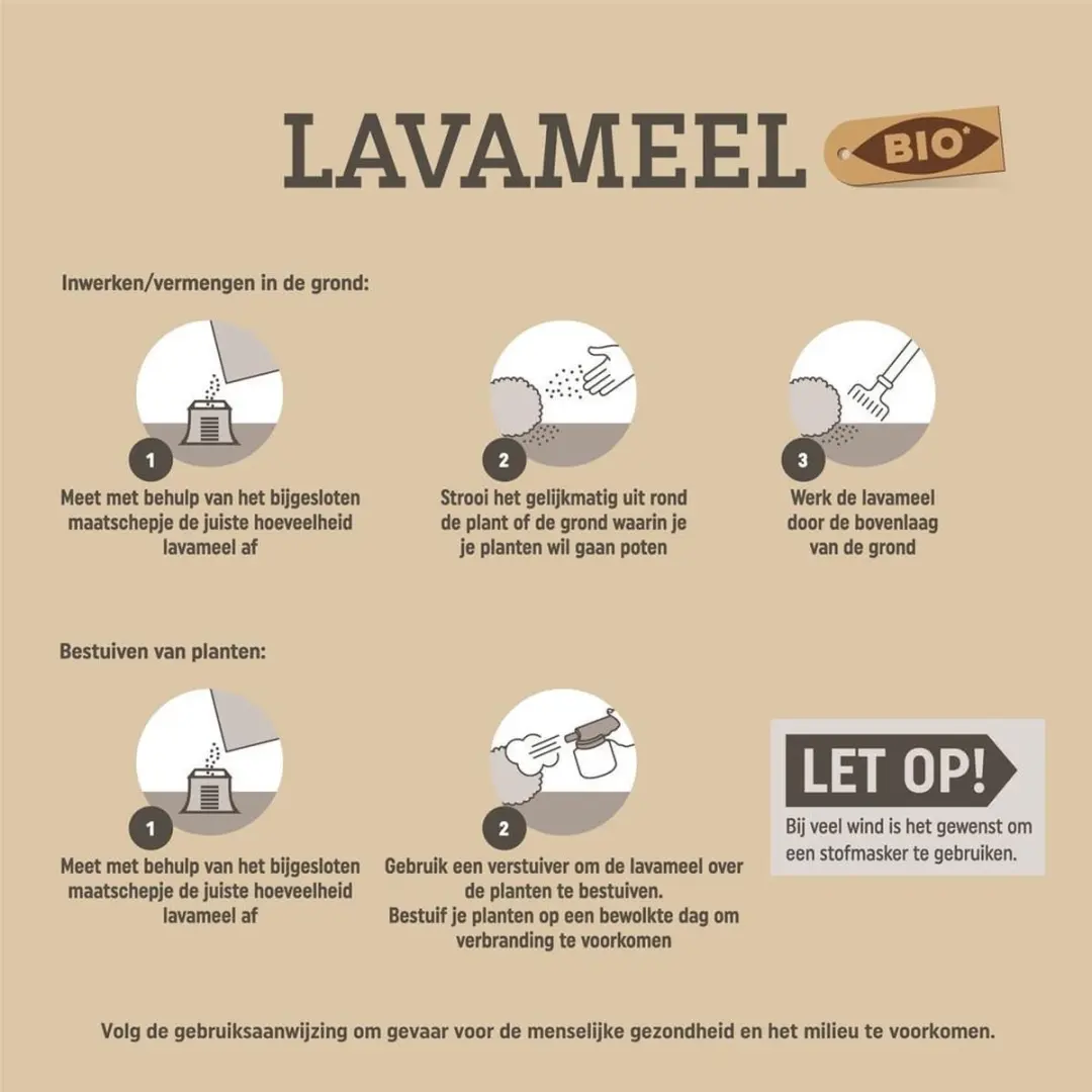Pokon Bio Lavameel 1,75kg - Biologische Bodemverbeteraar - afbeelding 4 van 6