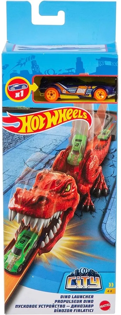 Hot Wheels Shark Launcher Speelfigurenset