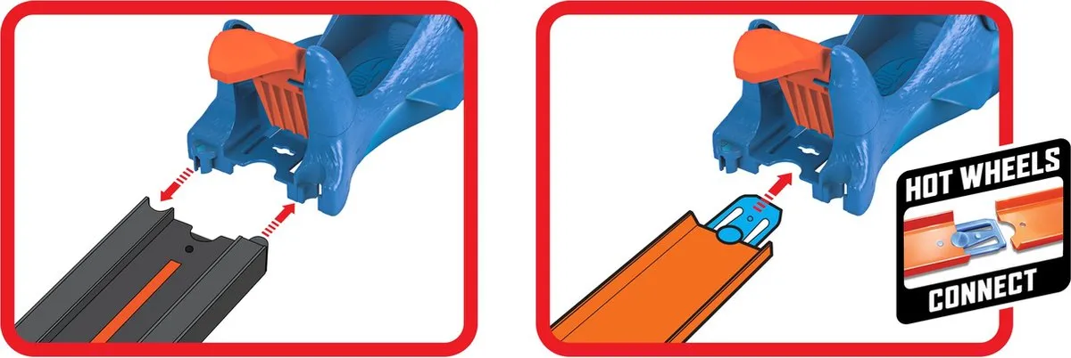 Hot Wheels Shark Launcher Speelfigurenset - Blauw