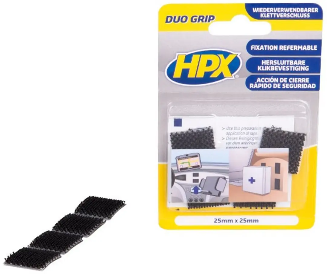 HPX Duogrip Klikbevestiging Pads 25mm