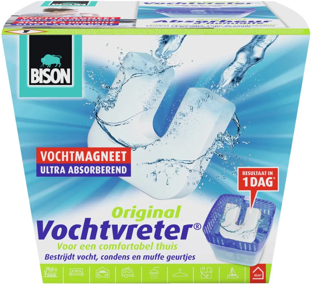 Bison Vochtvreter Original 450g - Wit - afbeelding 4 van 5