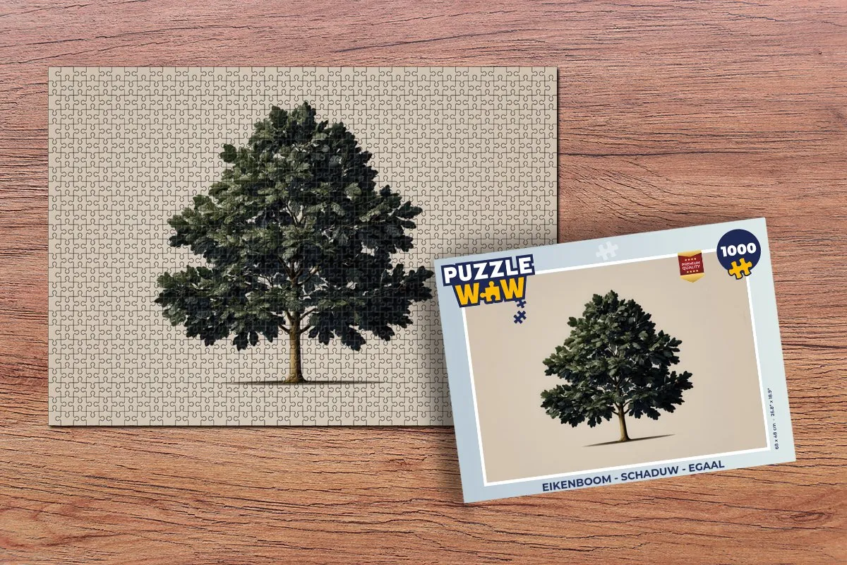 PuzzleWow Legpuzzel Eikenboom 1000 Stuks