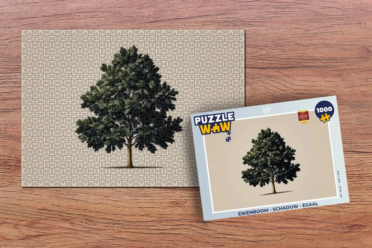 PuzzleWow Legpuzzel Eikenboom 1000 Stuks