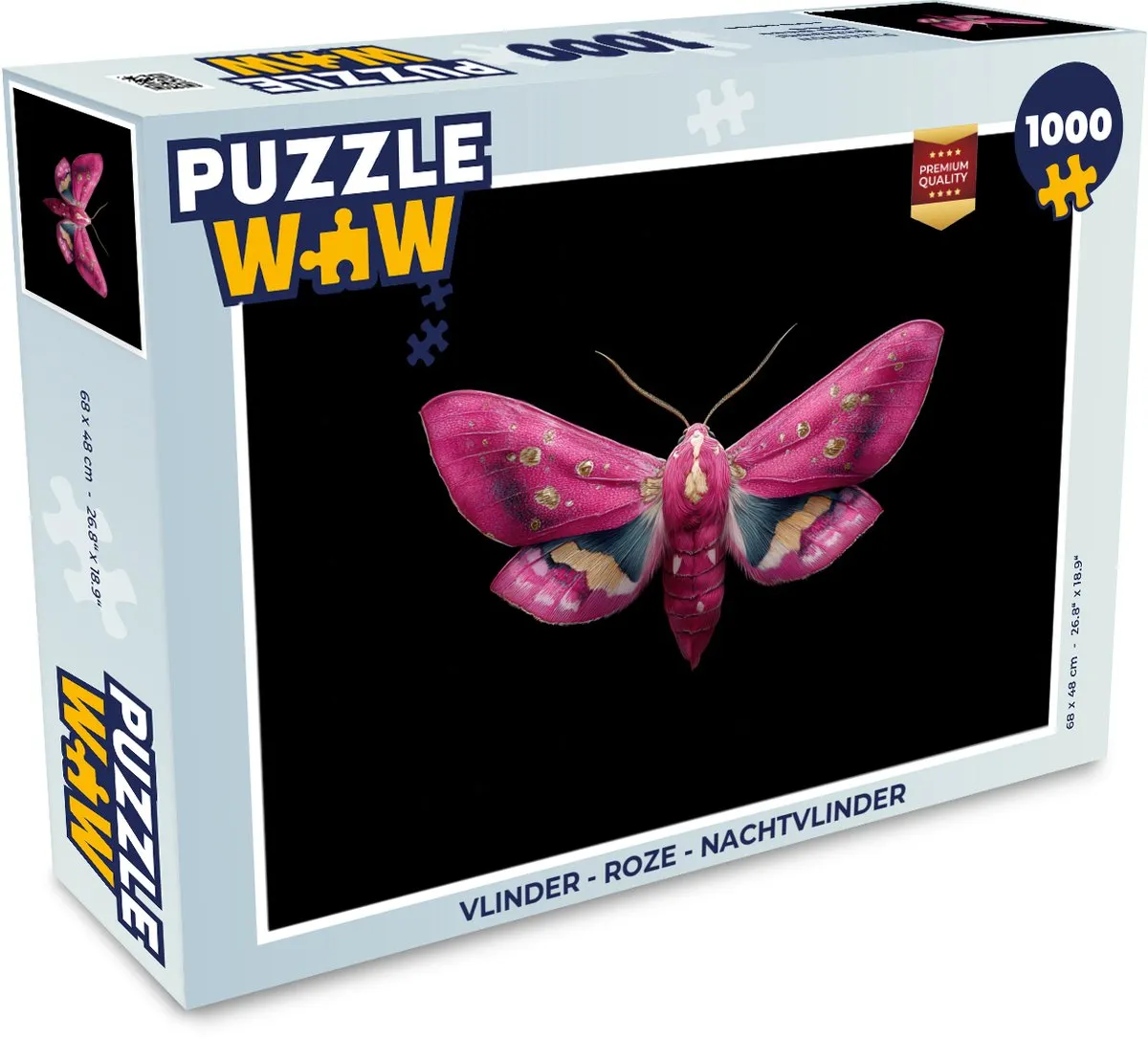 PuzzleWow Vlinder Nachtvlinder Legpuzzel 1000 Stuks