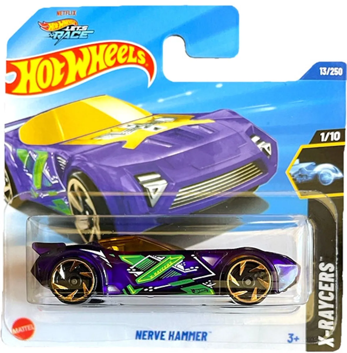 Hot Wheels Nerve Hammer 1:64 Purper X 21A