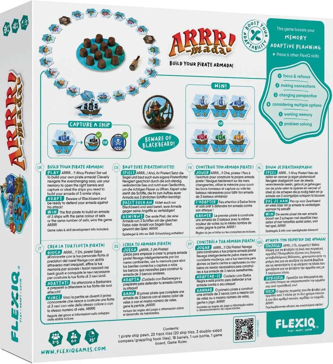 Asmodee Arrr-Mada Bordspel - 2-5 Spelers