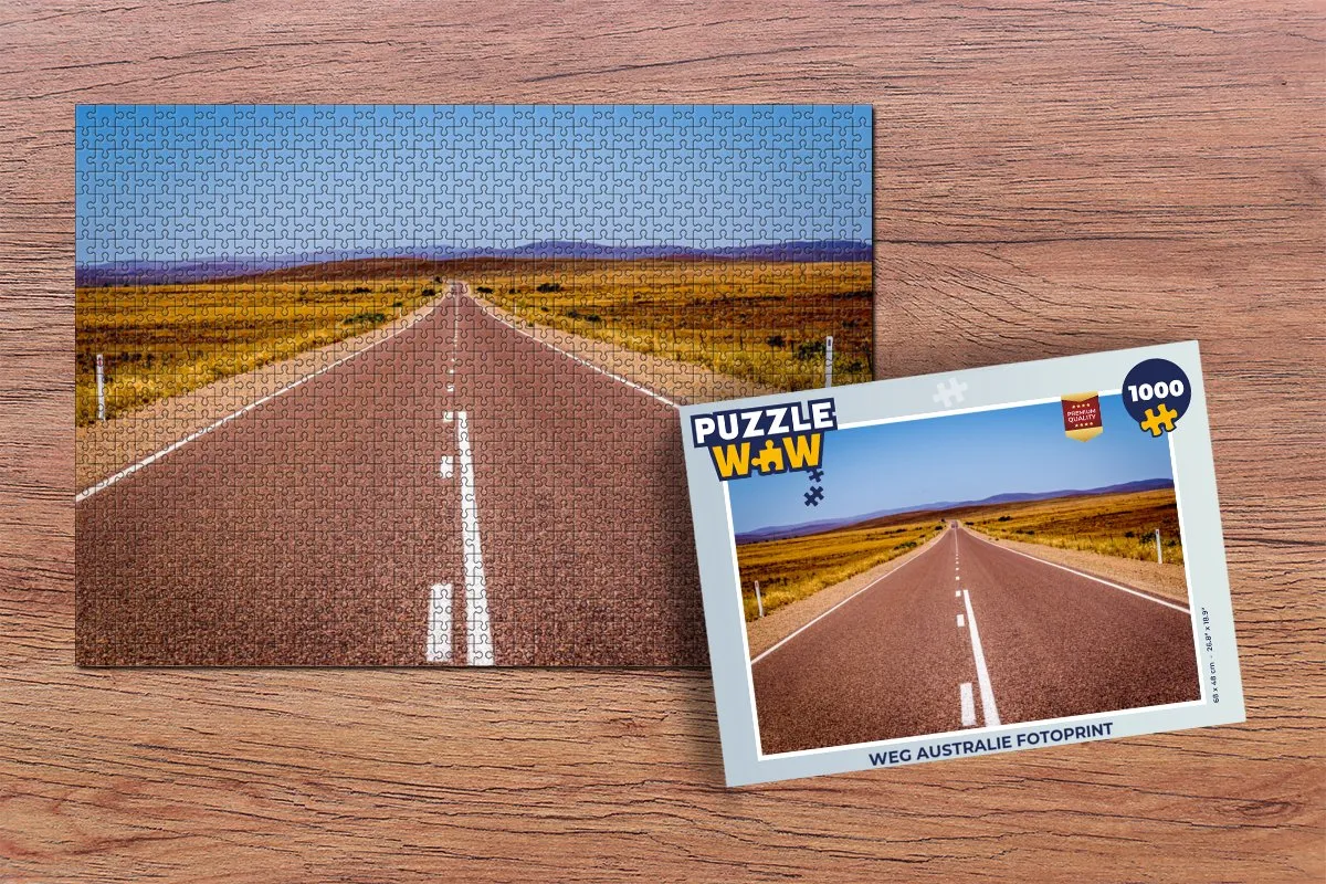PuzzleWow Australië Fotoprint Legpuzzel 1000 Stuks - Multicolor