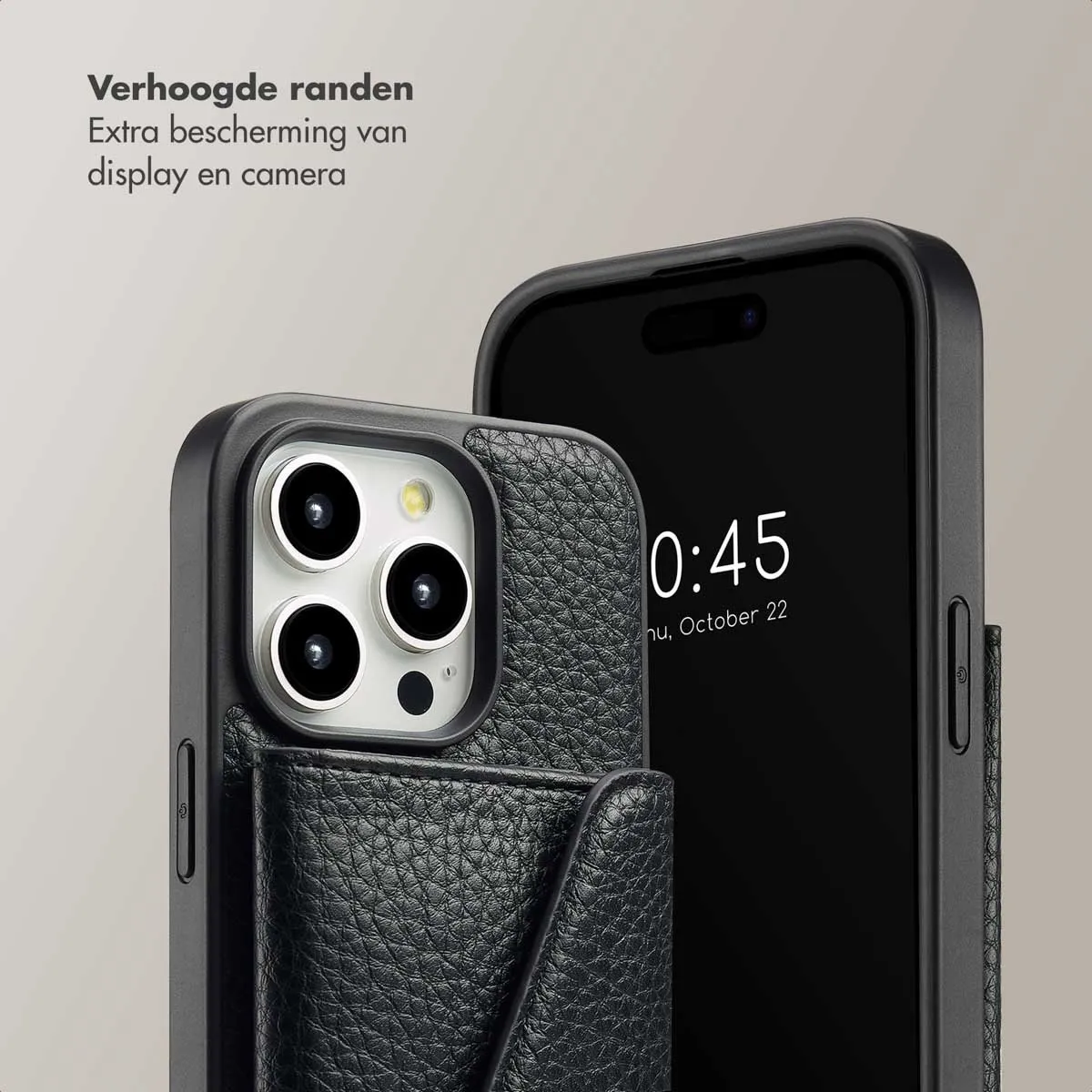 Selencia Hoesje iPhone 14 Pro - Zwart
