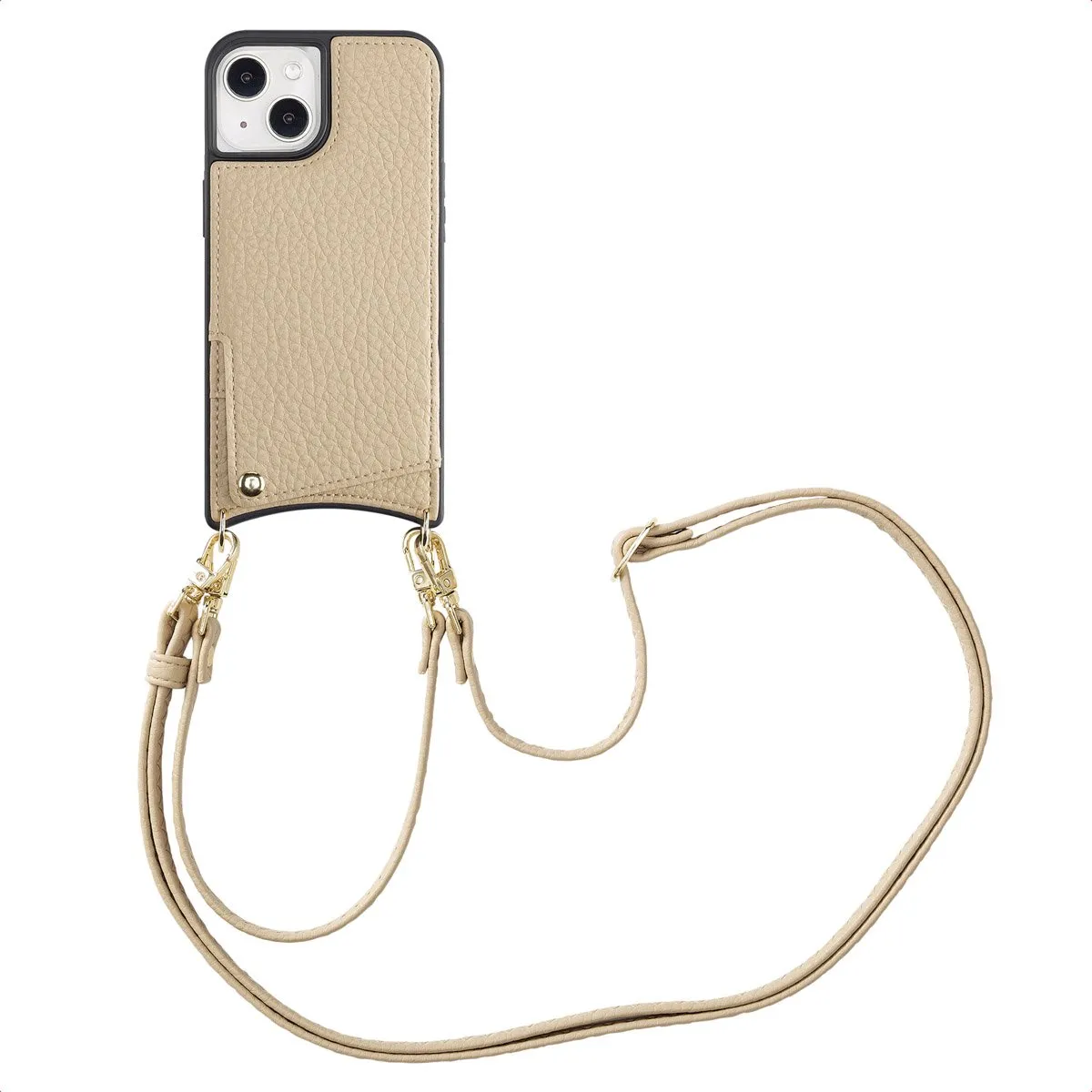 Selencia Hoesje iPhone 13/14 Beige