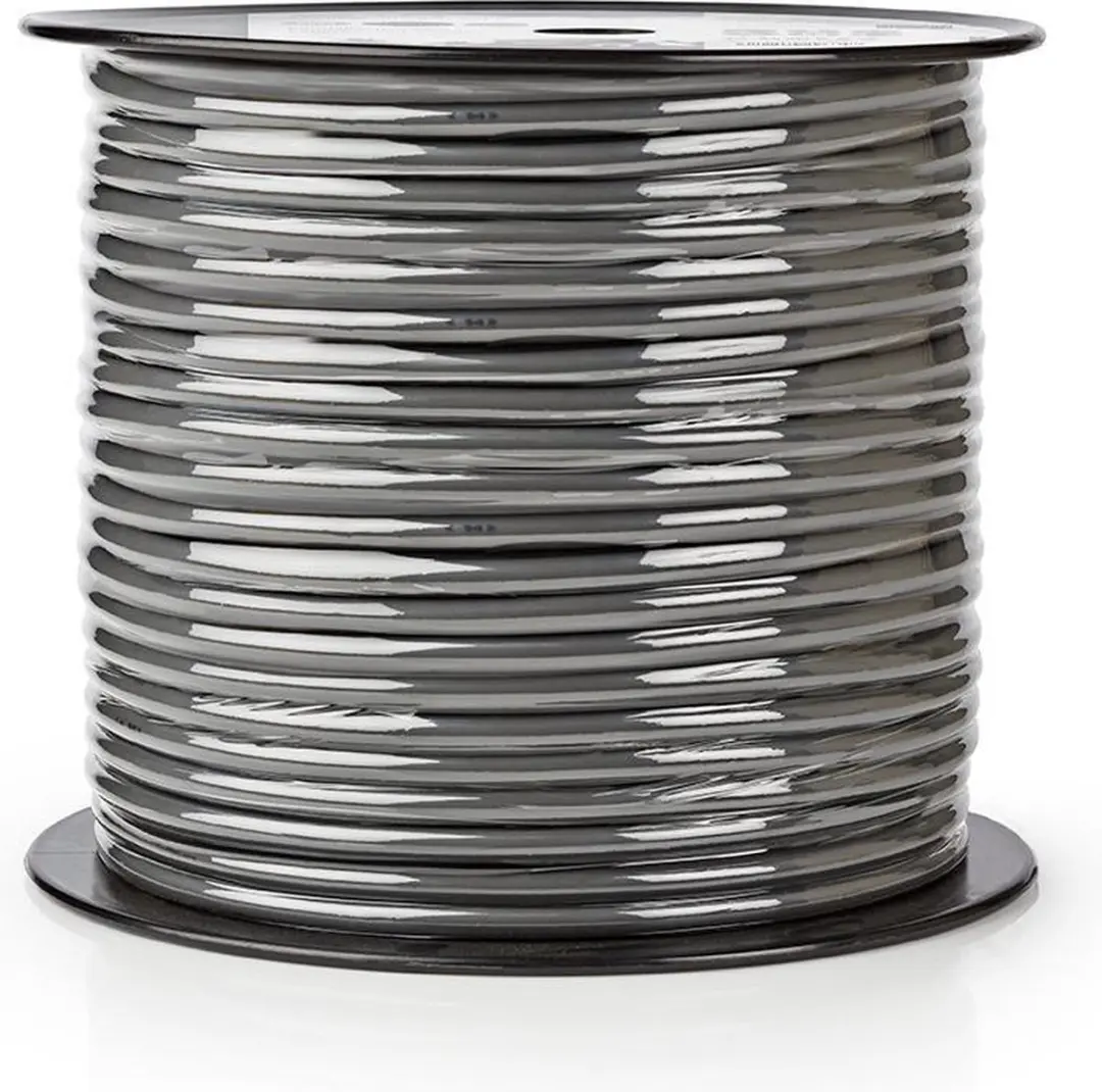 Nedis Speaker-Kabel COTR15031GY100 - 2x2.50mm² - 100m - Donkergrijs - afbeelding 2 van 5