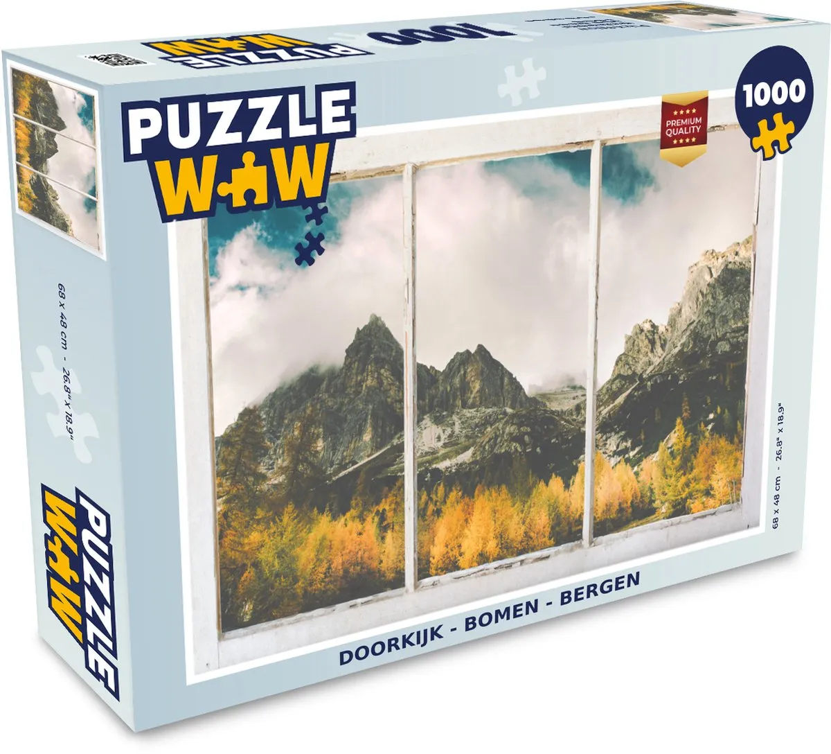 PuzzleWow Boom Berg Legpuzzel 1000 Stuks