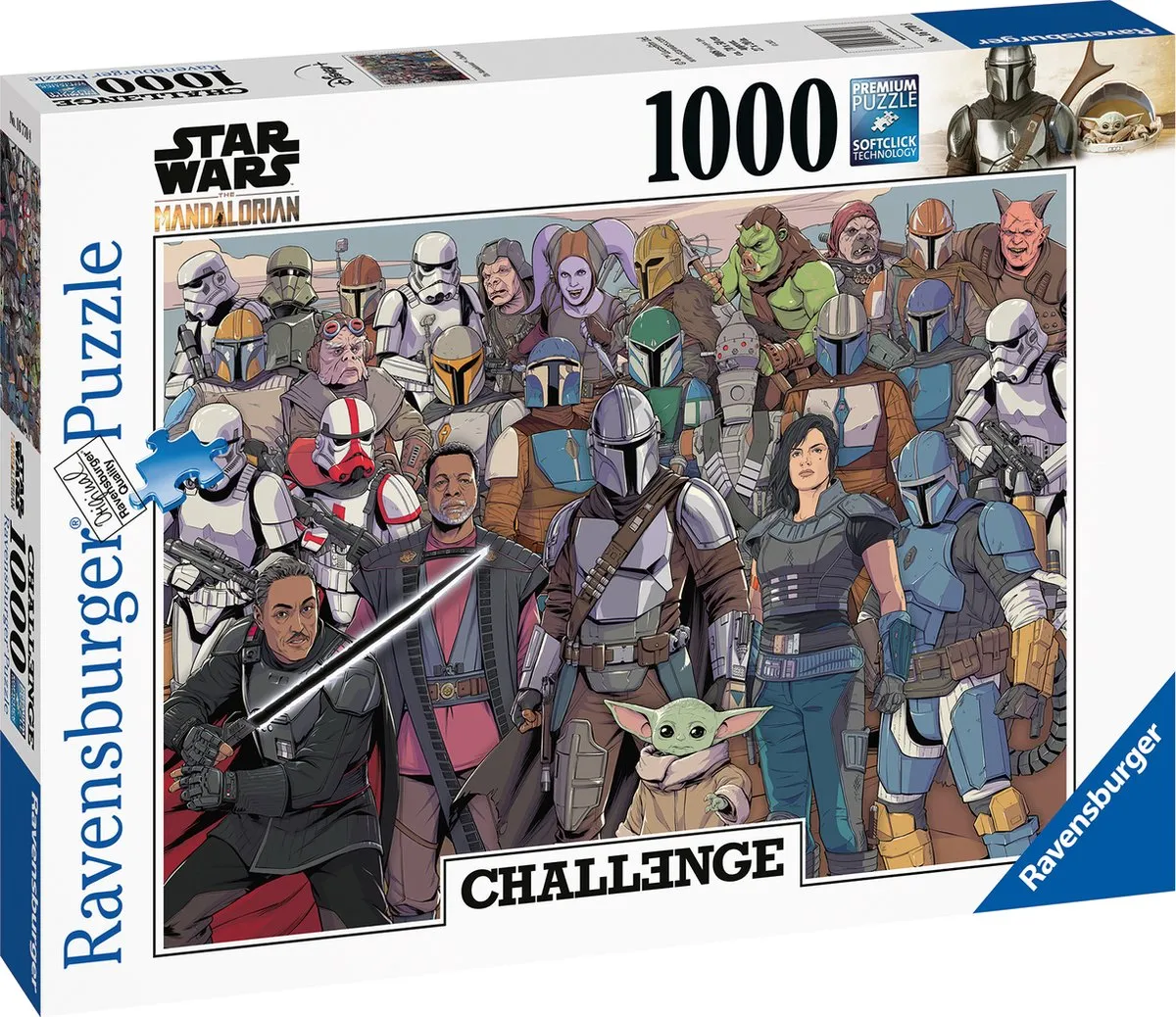 Ravensburger Disney Star Wars Mandalorian Challenge Legpuzzel 1000 Stuks