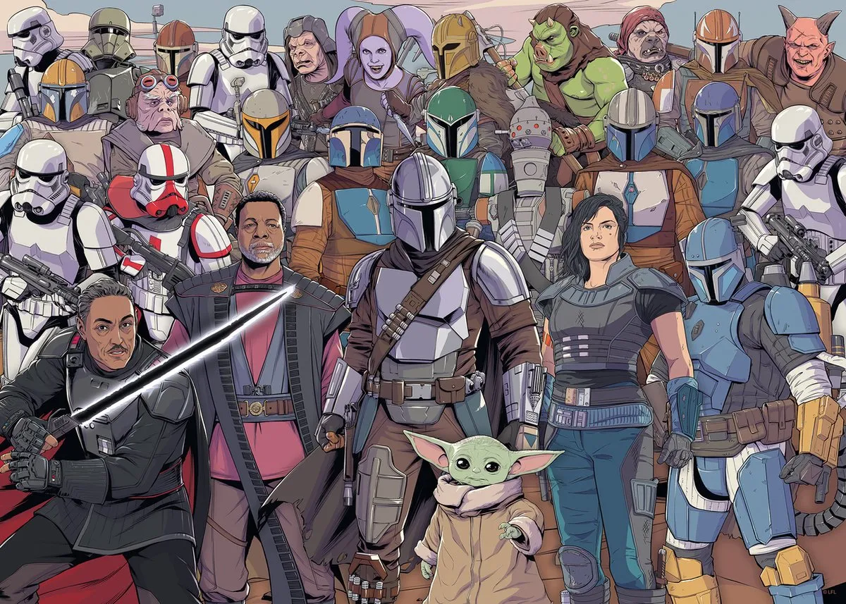 Ravensburger Disney Star Wars Mandalorian Challenge Legpuzzel 1000 Stuks