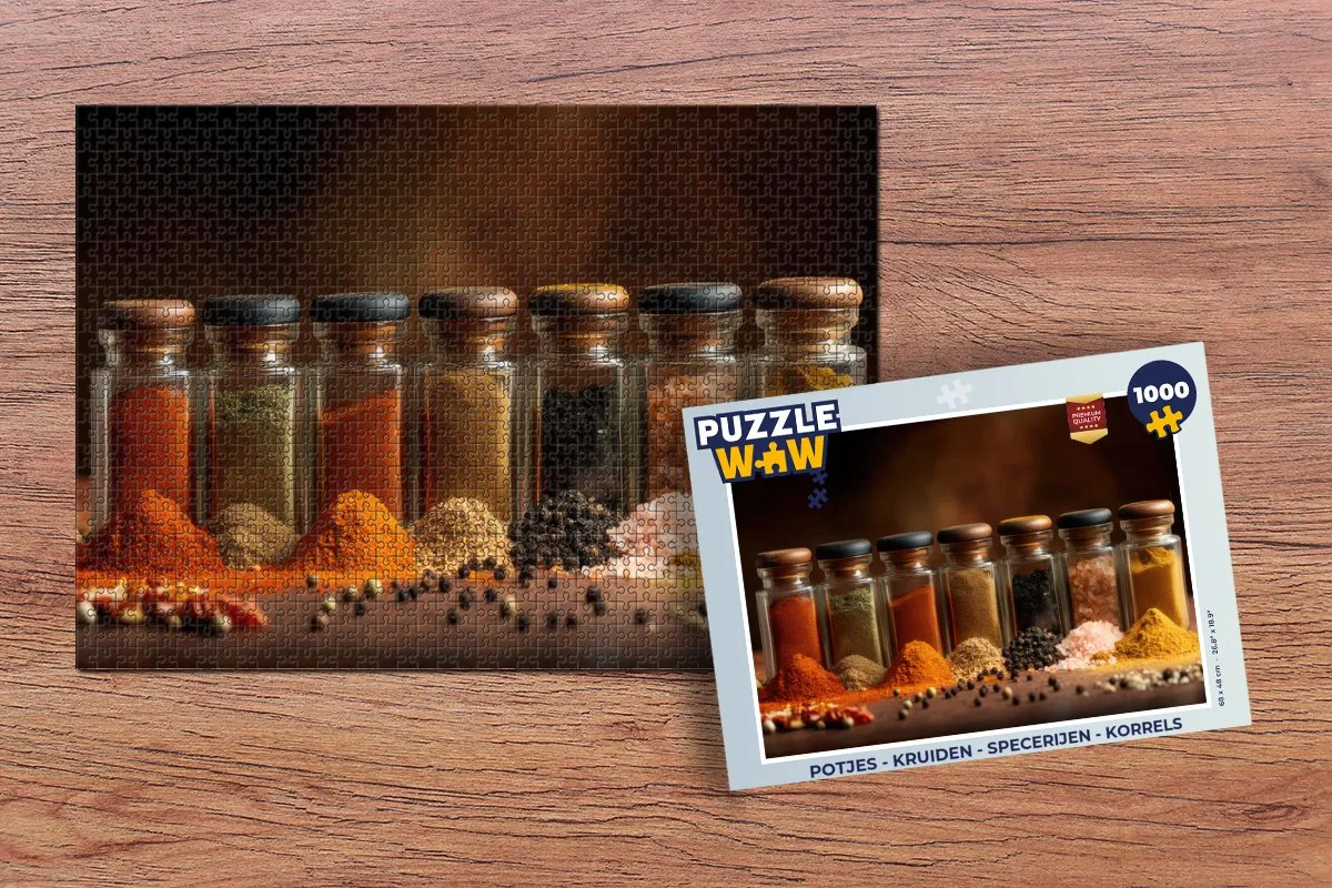 PuzzleWow Kruiden & Specerijen Legpuzzel 1000 Stuks - MPN 8721374593197