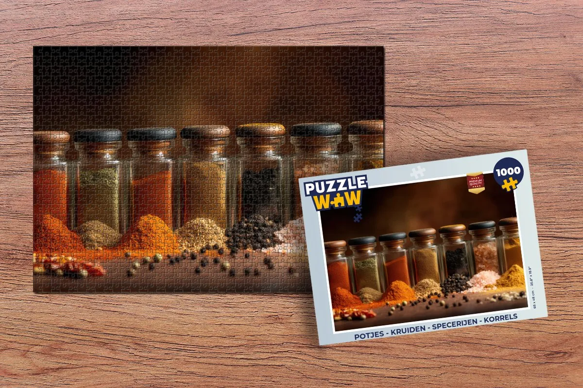 PuzzleWow Kruiden & Specerijen Legpuzzel 1000 Stuks - MPN 8721374593197