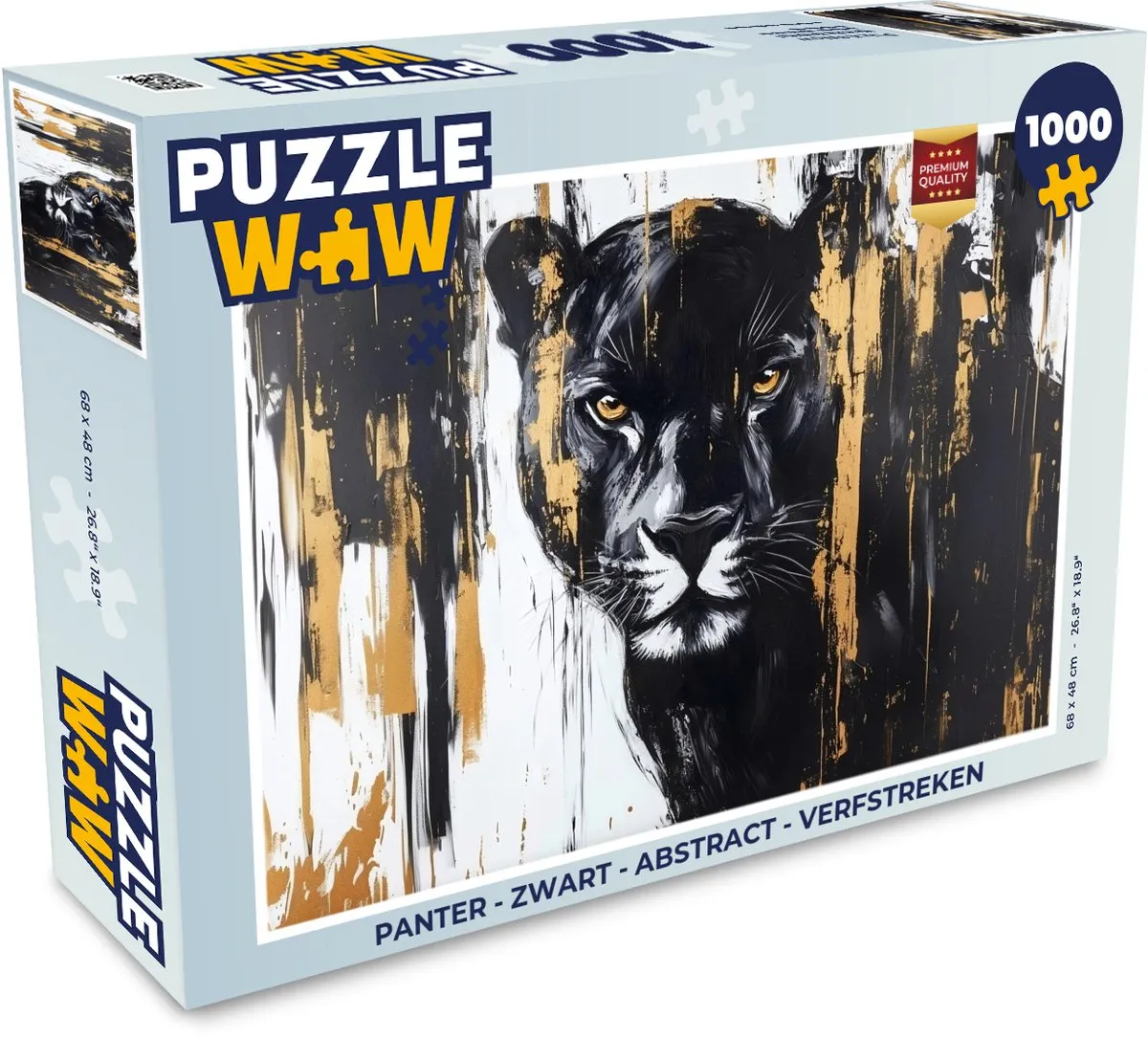 PuzzleWow Panter Legpuzzel 1000 Stuks