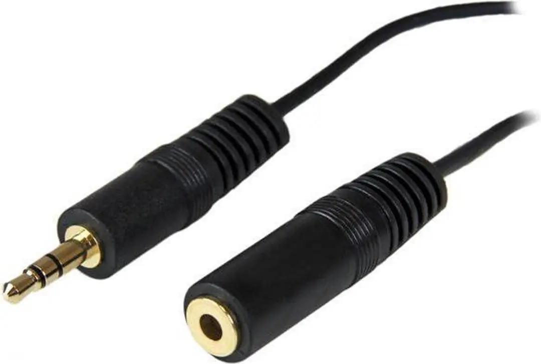 StarTech MU12MF Jack Verlengkabel 3.5mm - Zwart - afbeelding 3 van 3