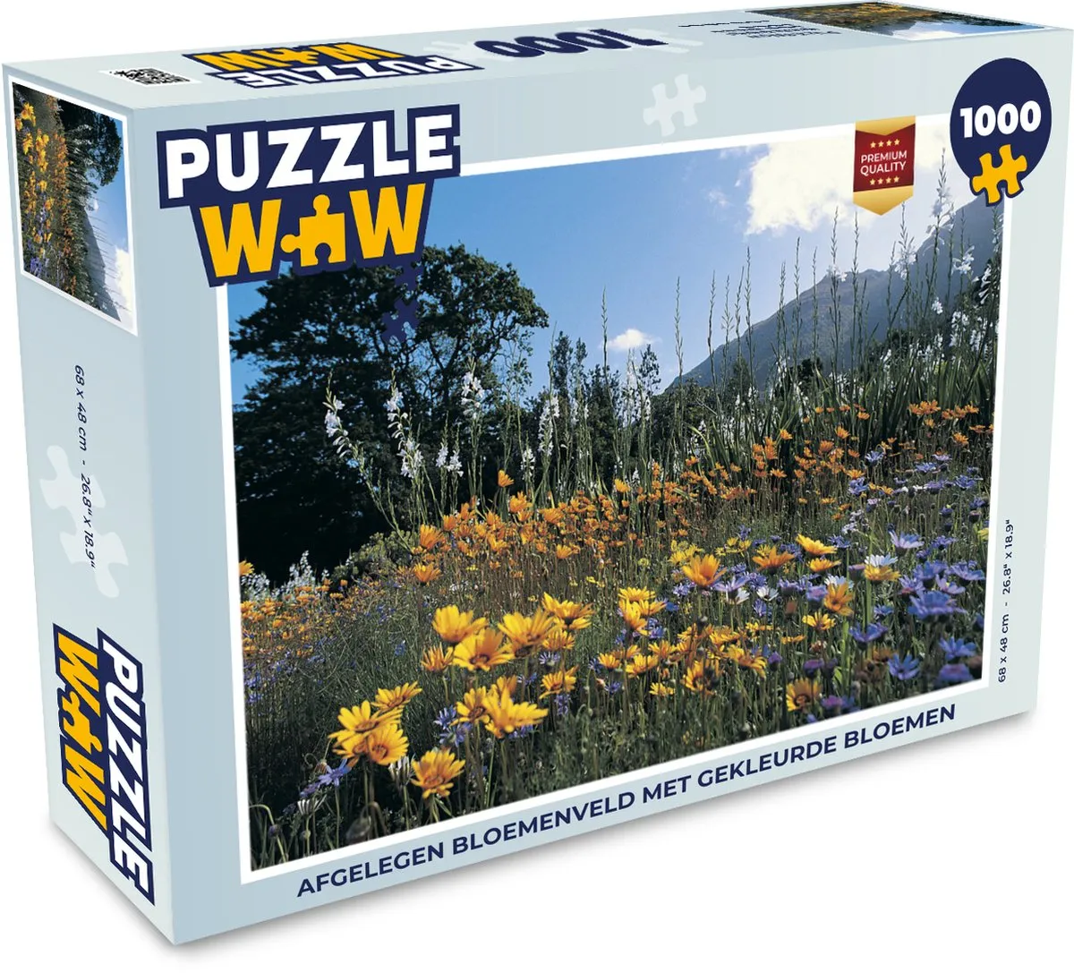 PuzzleWow Bloemen Legpuzzel 1000 Stuks