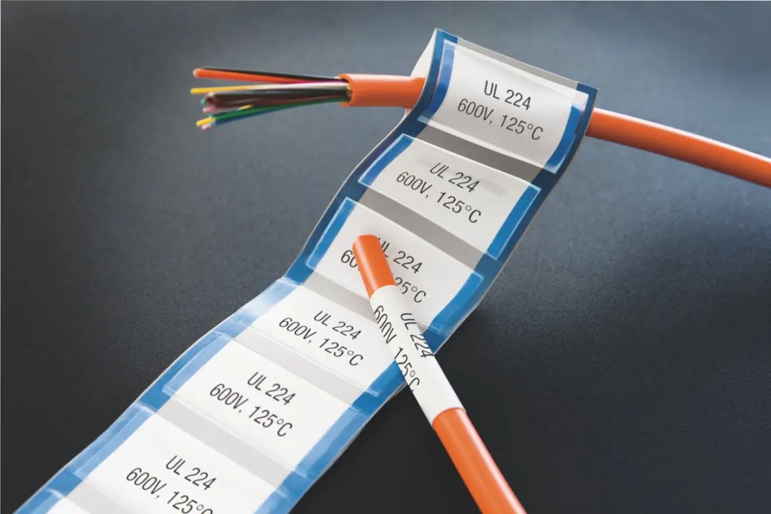 DYMO XTL 1868810 Krimpkouslabels 12mm x 2,7m - Zwart op wit