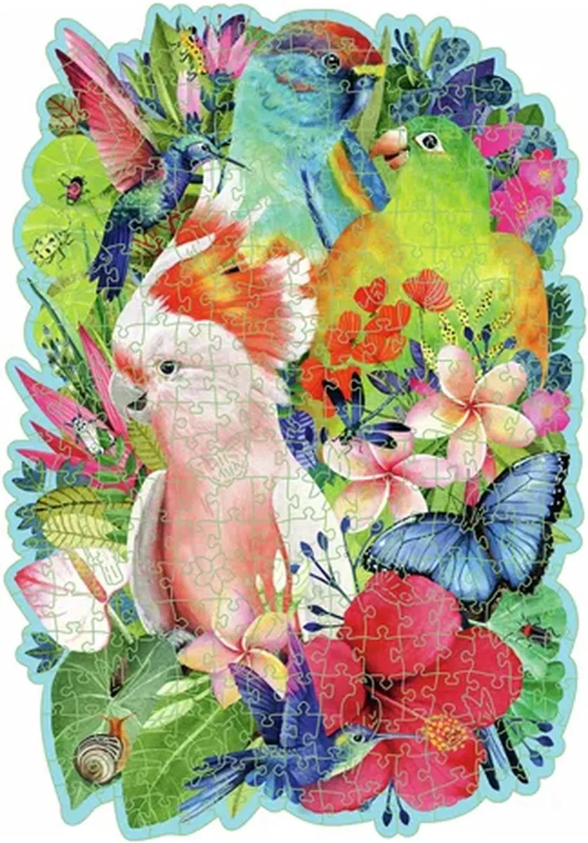 Ravensburger Beautiful Birds Houten Puzzel 300 Stuks - Multicolor