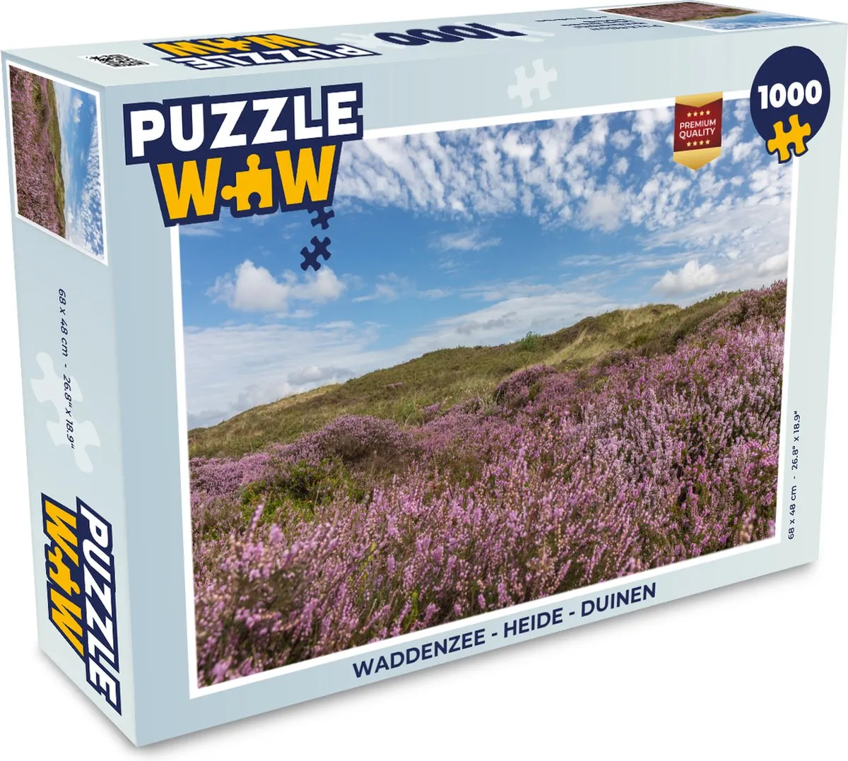 PuzzleWow Waddenzee Legpuzzel 1000 Stuks