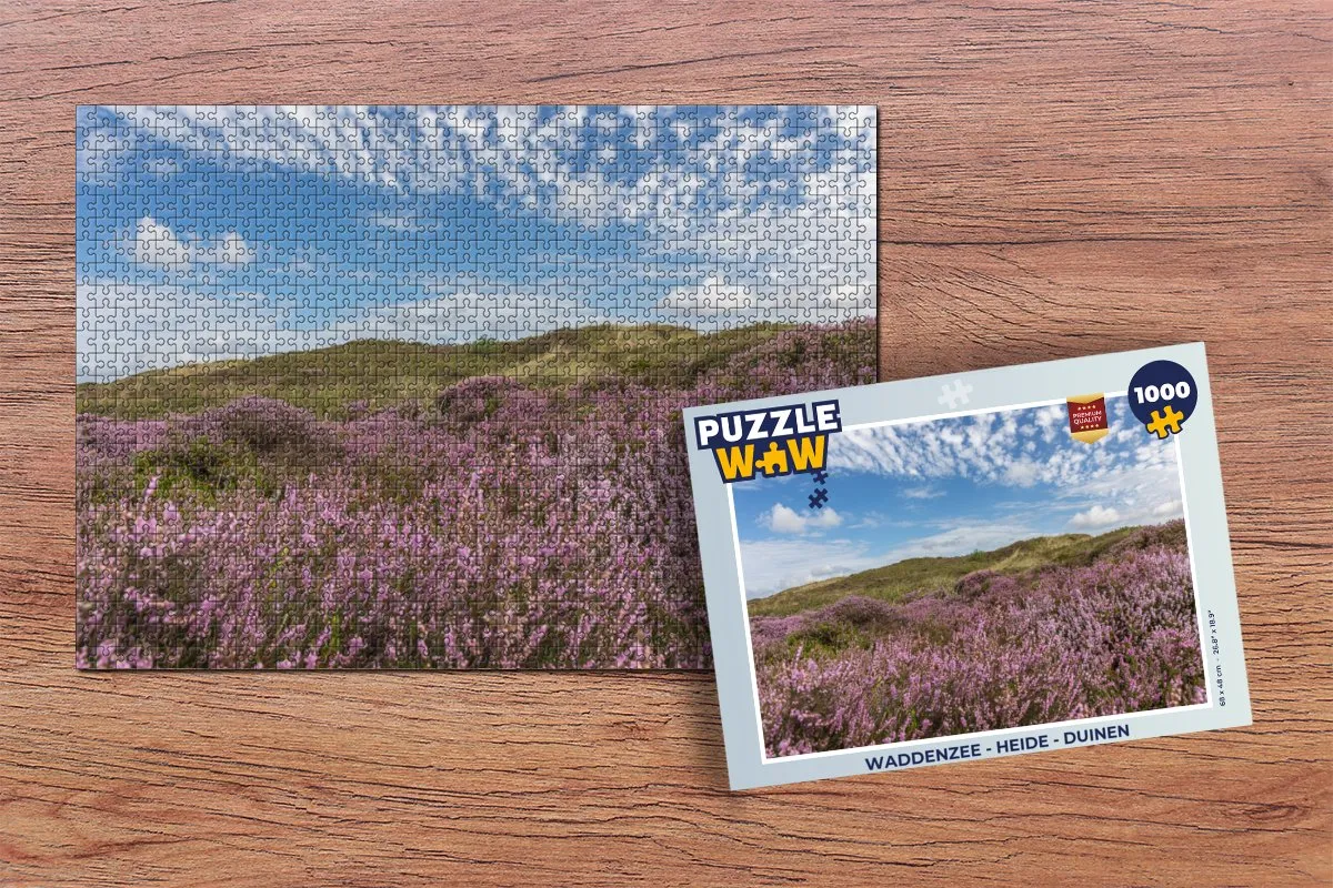 PuzzleWow Waddenzee Legpuzzel 1000 Stuks - Multicolor
