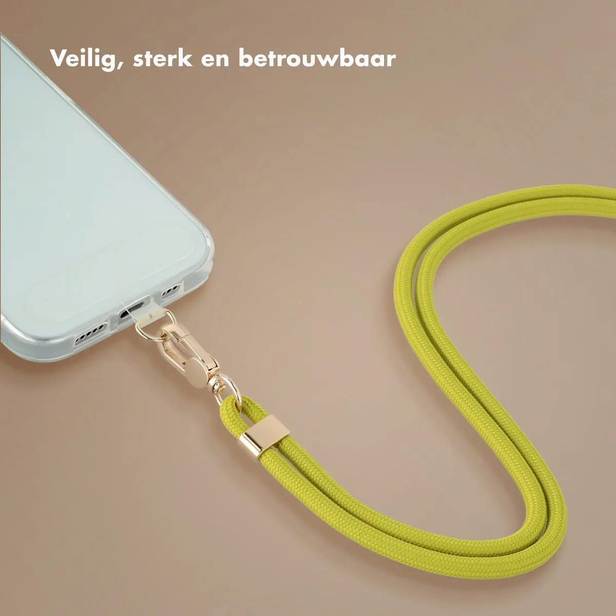 Selencia SH00089566 Telefoonkoord - Olive Dust