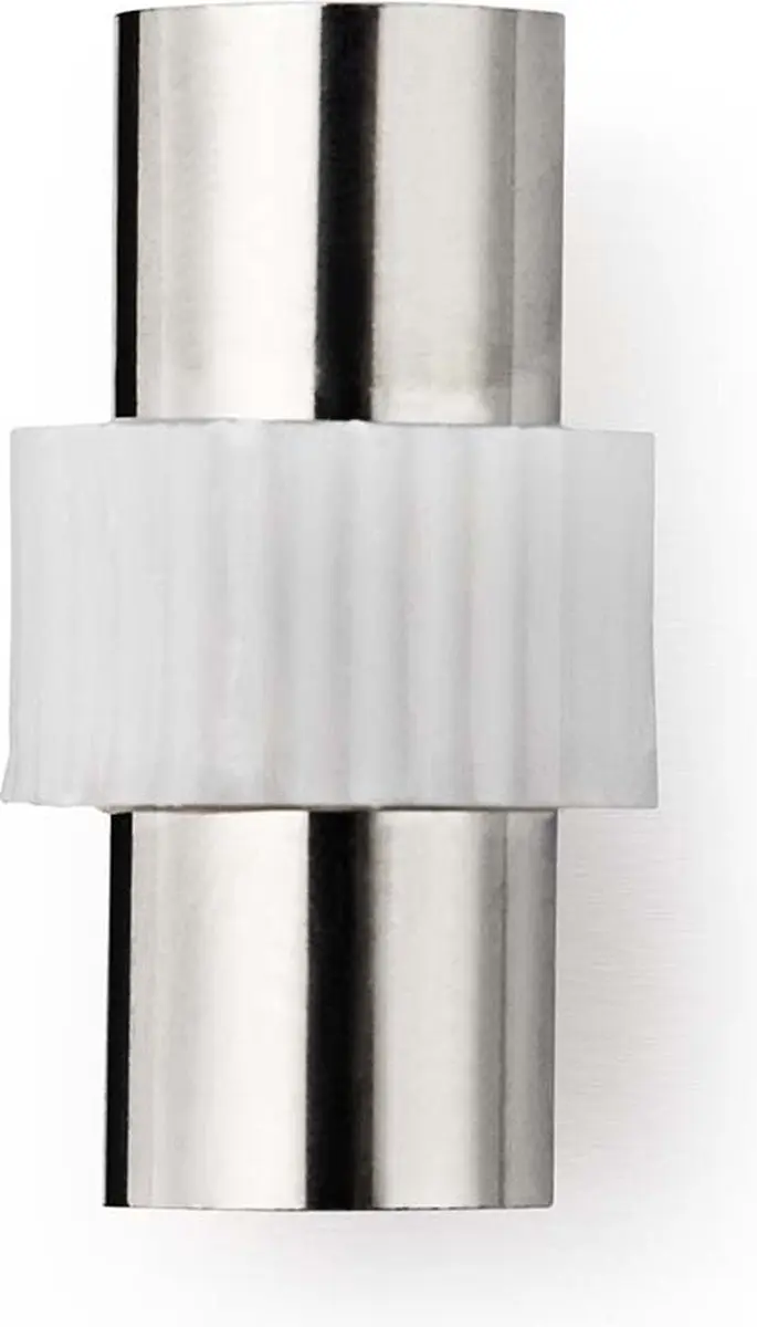 Nedis IEC Coax Adapter 75 Ohm - Recht - Wit - afbeelding 6 van 6