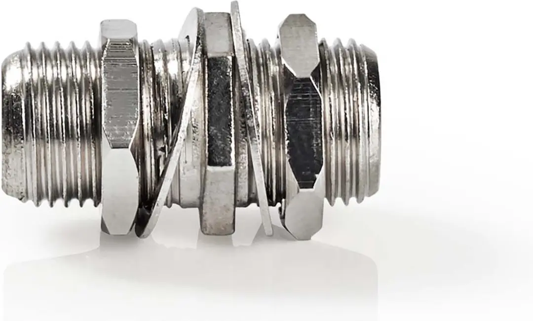 Nedis F-Female Adapter 75 Ohm - Recht - Zilver - afbeelding 6 van 6