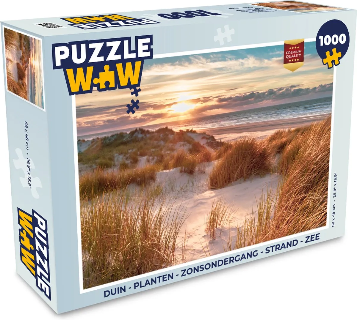 PuzzleWow Duin Legpuzzel 1000 Stuks - Multicolor