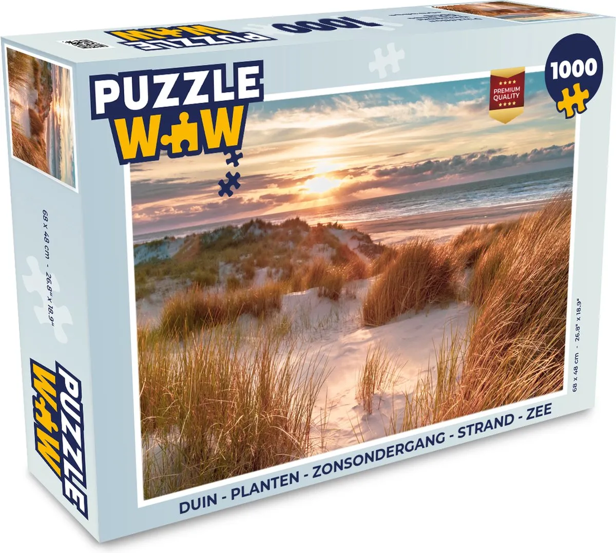 PuzzleWow Duin Legpuzzel 1000 Stuks - Multicolor