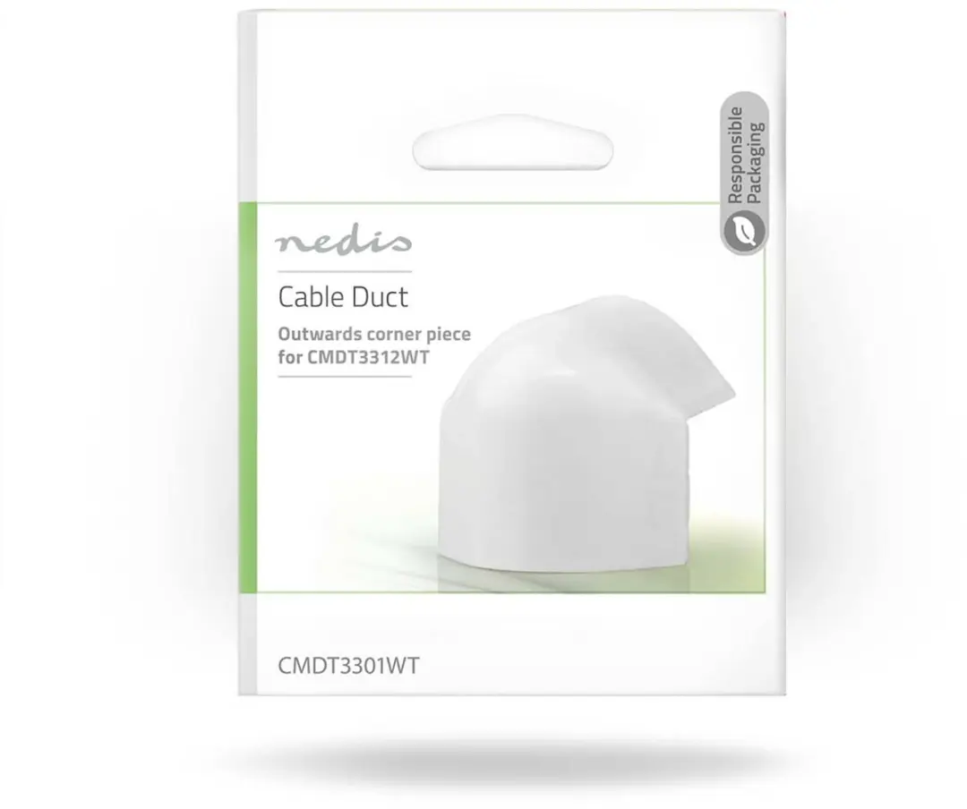 Nedis Kabelgoot Over-de-hoek 1 Stuks - Wit