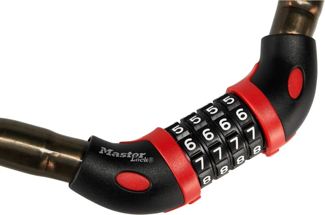 MasterLock 8226EURDPRO Kabelslot Cijferslot 1m x 18mm - Zwart - afbeelding 3 van 5