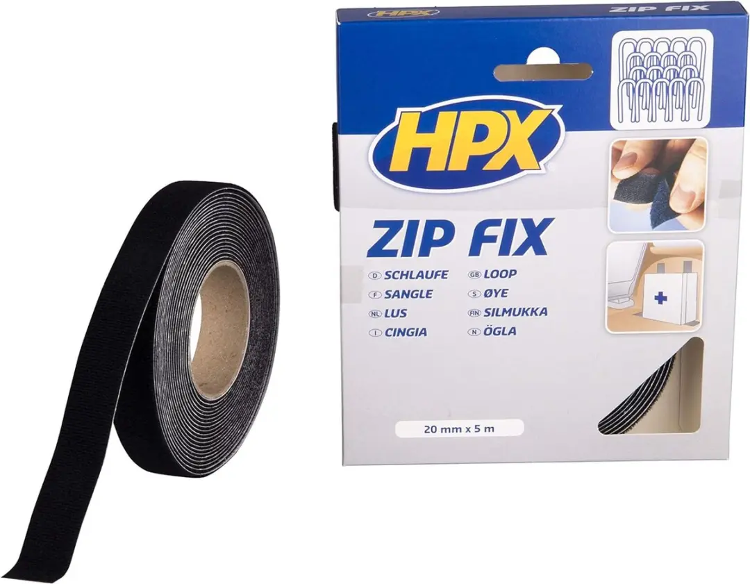 HPX Klittenband (lus) 20mm