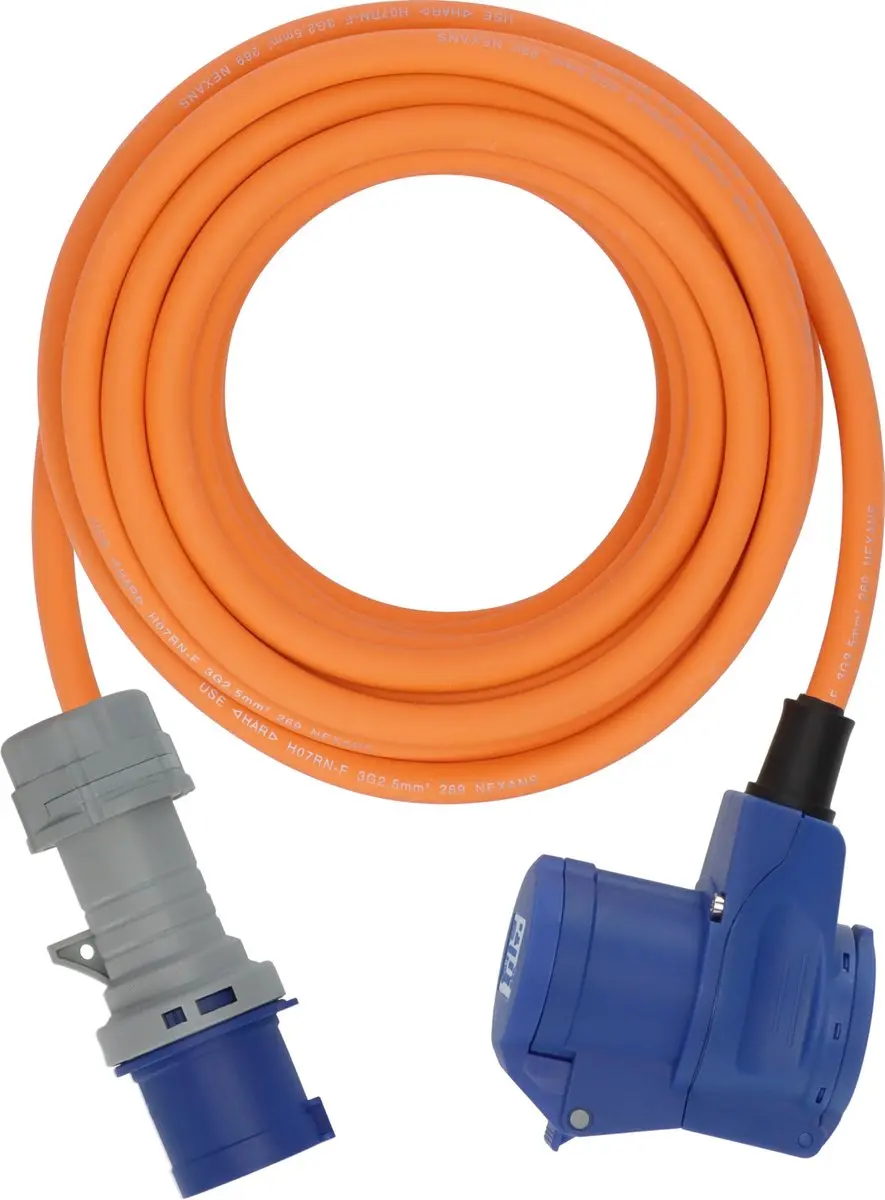Brennenstuhl CEE Camping Verlengkabel 10m - 16A 3680W - Oranje