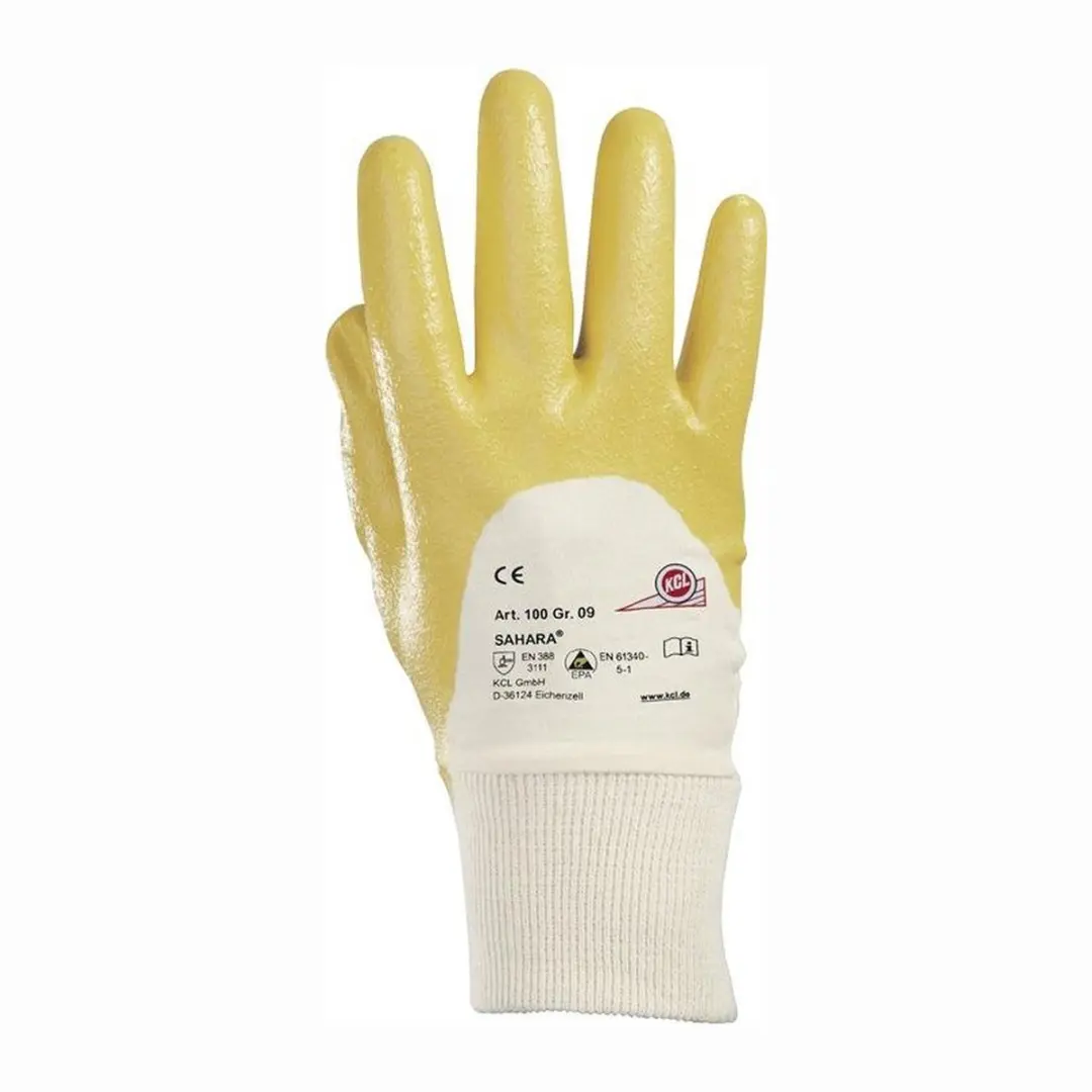 Honeywell KCL Sahara Nitril Handschoen 8 (M) - Geel/Wit