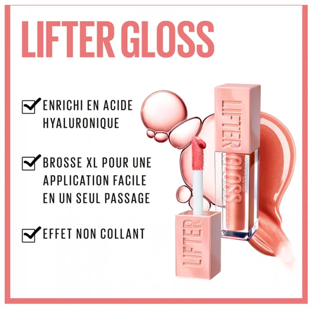 Maybelline Lifter Lipgloss 24 Bubble Gum - 5.4ml