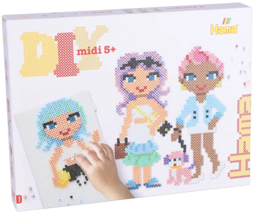 Hama Set Strijkkralen 4000 Kralen Fashion Girls