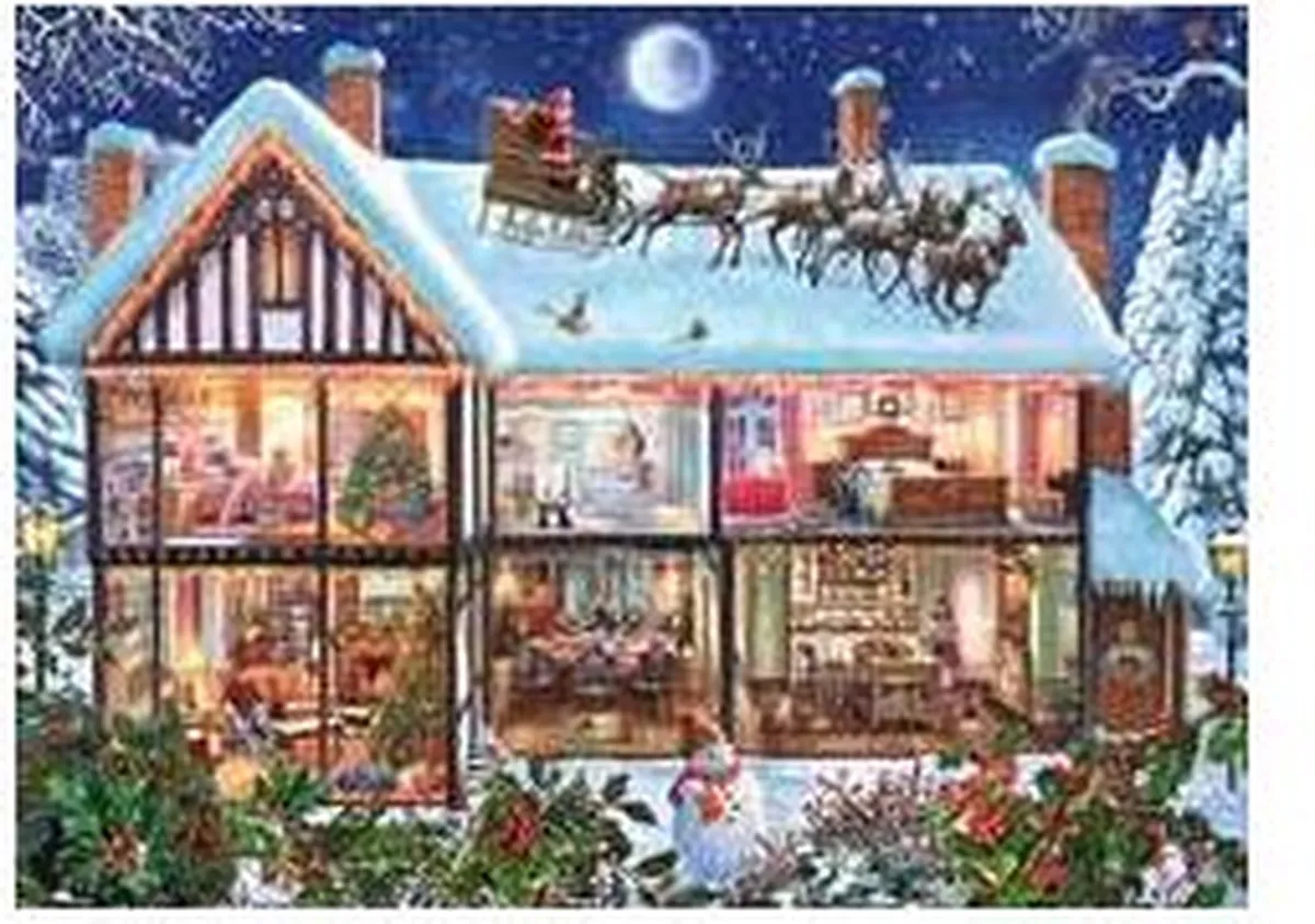 Ravensburger Kerstmis Thuis Legpuzzel 100 Stuks - 100XXL - Multicolor